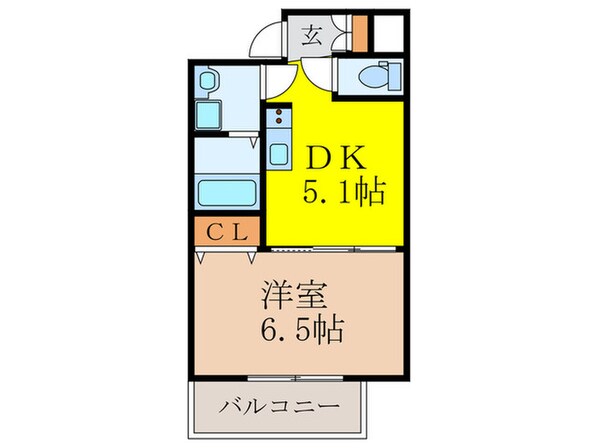 オクトレーベン新大阪の物件間取画像